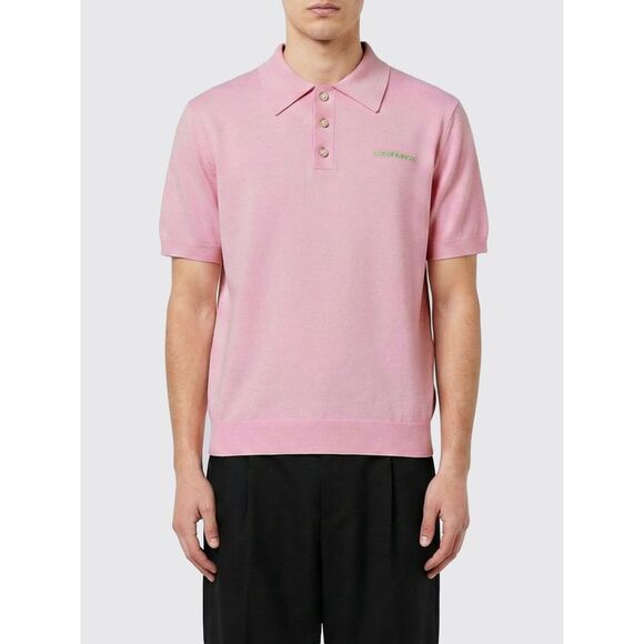 Casablanca Polo Shirt Men Pink
